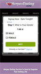 Mobile Screenshot of herpesdatingservice.co.uk